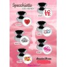 Specchio San valentino ovale cm7,5x7,0 con frase love