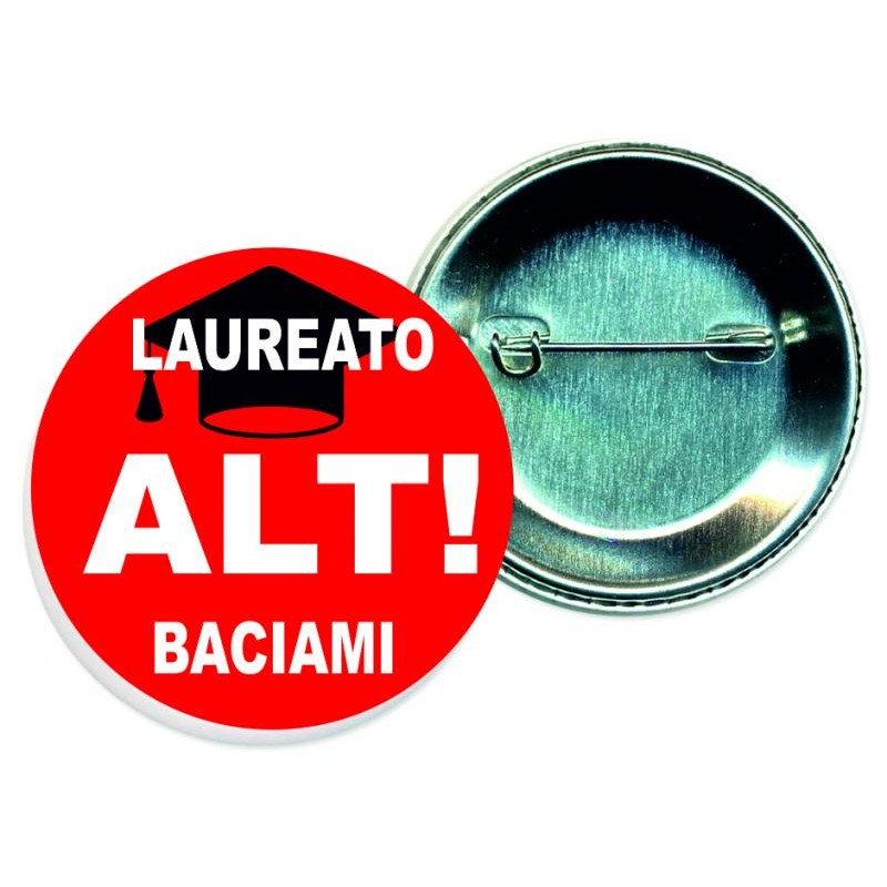 Spille personalizzate ( laureato alt baciami)