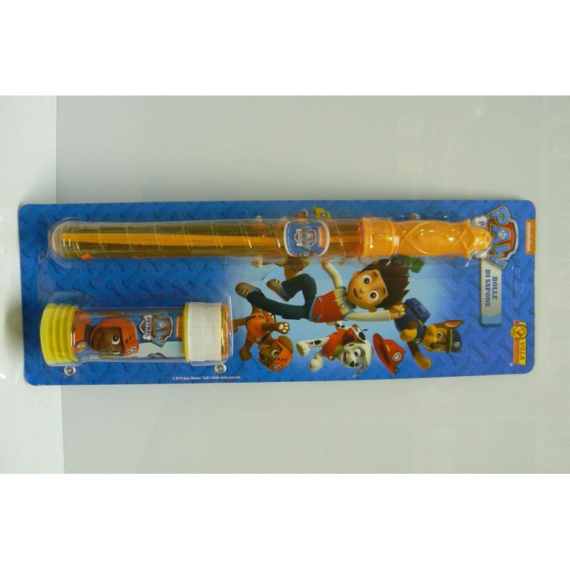 stick paw patrol bacchetta magica bolle di sapone