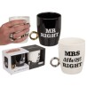 Tazza in ceramica, Mr. Right & Mrs. Always Right,con maniglia ad anello, ca. 10 x 9 cm, in cartone regalo con finestrella