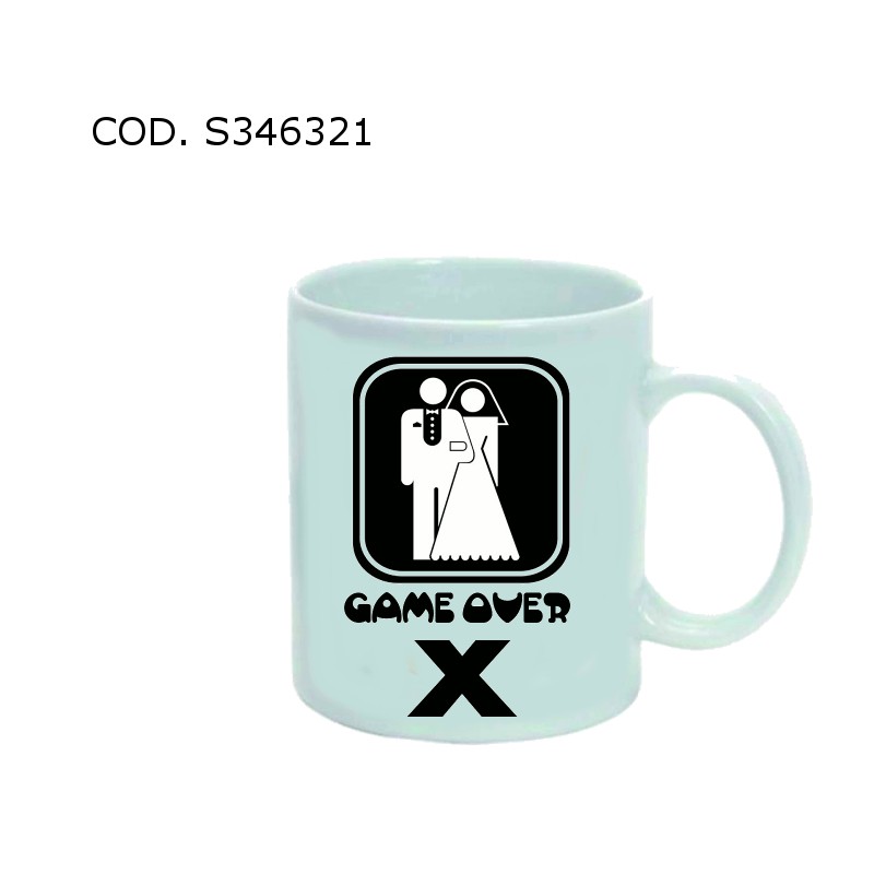 Tazza matrimonio personalizzato ( game over)