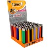 accendini bic medio j23 slim display 50 pz