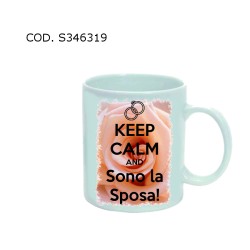 Tazze matrimonio personalizzate ( keep  calm and sono la sposa)