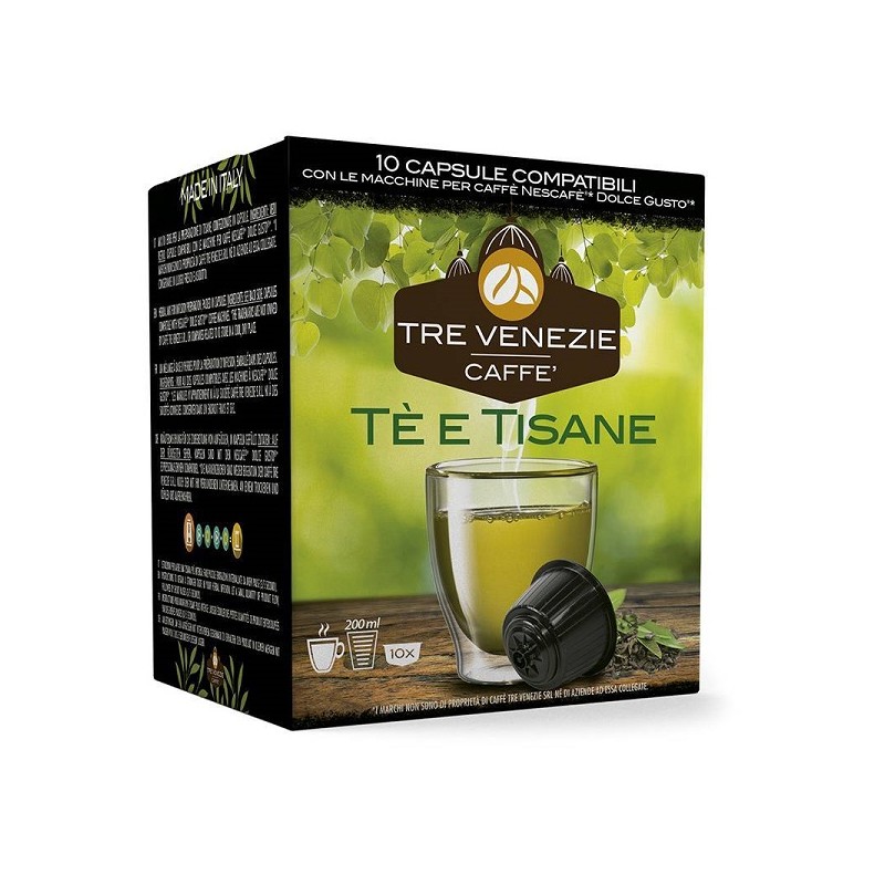 te verde 10 capsule compatibile dolce gusto