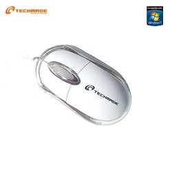 techmade mouse ottico 800 dpi  usb bianco o nero