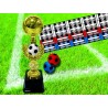 trofeo pallone calcio cm 24 con etichette assortite