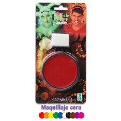 trucco fuxia con spugnetta...