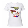 T_Shirt insegnanti con frase simpatica Scuola pulita Bidella esaurita