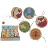 Yoyo in legno, Animali, ca. 5,5 x 3 cm,4 ass., 12 pz. per display