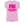 t-shirt baby frase divertente "f.b.i. furbetta"