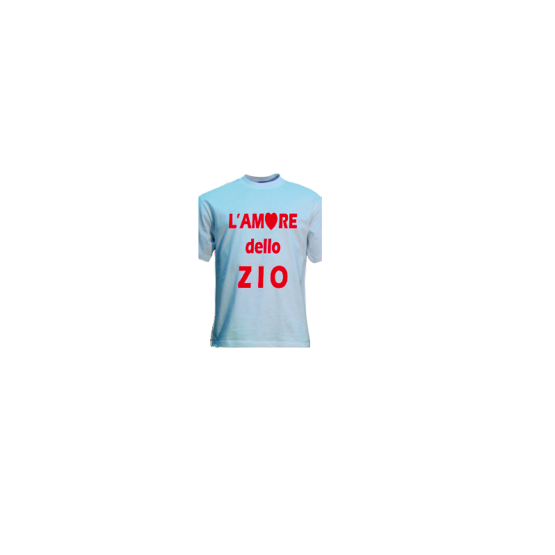 t-shirt baby frase divertente amore dello zio