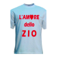 t-shirt baby frase divertente amore dello zio