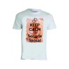 t-shirt bianca donna scritta keep calm sono la sposa matrimonio addio nubilato