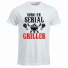 t-shirt bianca sono un serial griller