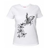 t-shirt con collo a V tatoo. taglie assortite S-M-L-XL-XXL