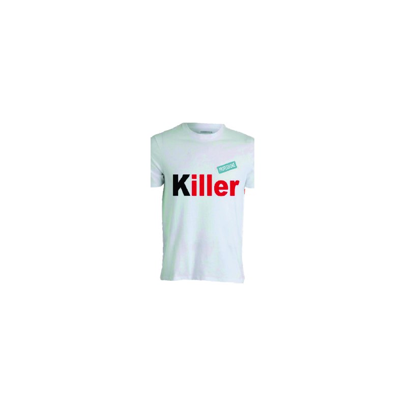 t-shirt con frase KILLER.. taglie assortite S-M-L-XL-XXL