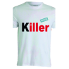 t-shirt con frase KILLER.. taglie assortite S-M-L-XL-XXL