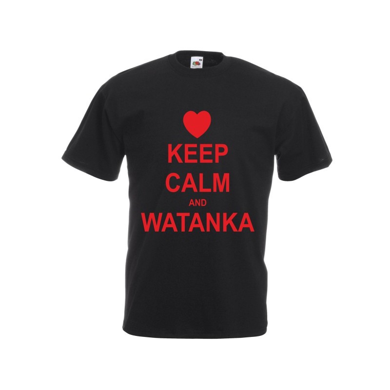 t-shirt con frase spiritosa .calm e watanka.  taglie assortite S-M-L-XL-XXL