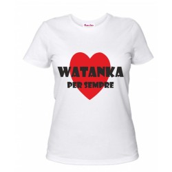 t-shirt con frase watanka per sempre. taglie assortite S-M-L-XL-XXL