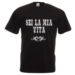 t-shirt cotone con scritta...