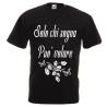 t-shirt cotone con scritta solo chi sogna puo' volare