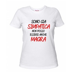 t-shirt donna con scritta...