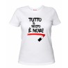 t-shirt donna con scritta tutto il resto è noia