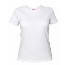 T-shirt donna in poliestere neutra per stampa sublimatica