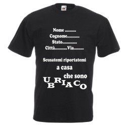 t-shirt frase spiritosa . portami a casa.  taglie assortite S-M-L-XL-XXL