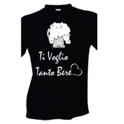 t-shirt frase spiritosa .ti voglio tanto bene. taglie assortite S-M-L-XL-XXL