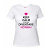 t-shirt girocollo keep calm sto per diventare nonna