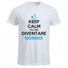 t-shirt girocollo keep calm sto per diventare nonno!