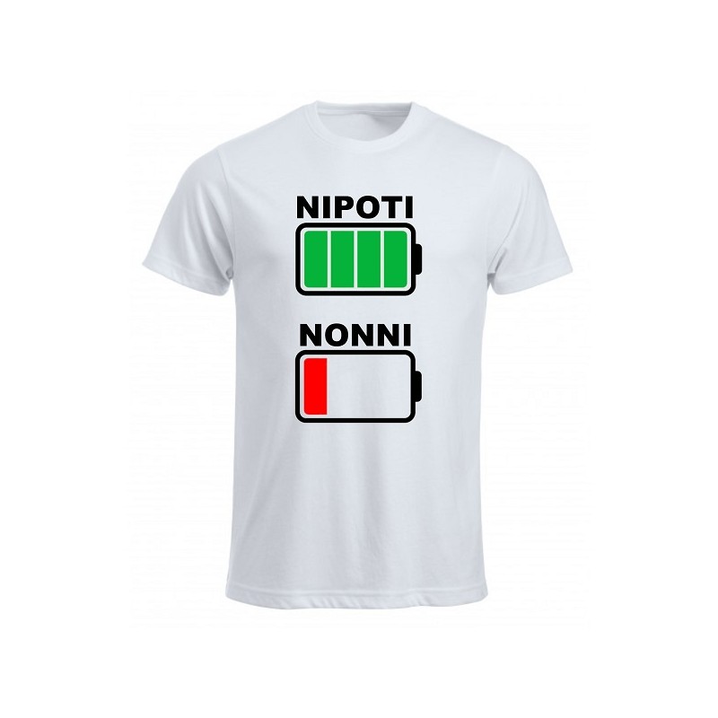 t-shirt girocollo nipoti nonni