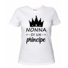 t-shirt girocollo nonna di un principe