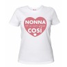 t-shirt girocollo nonna hai un cuore grande così