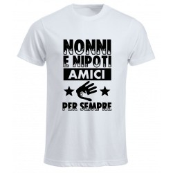 t-shirt girocollo nonni e...