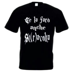 T-shirt in cotone con frase...