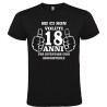 T-shirt in cotone con stampa  mi ci son voluti 18 anni per essere cosi irresistibile