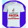 T-shirt in poliestere compleanno 18 anni