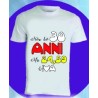 T-shirt in poliestere compleanno 30 anni