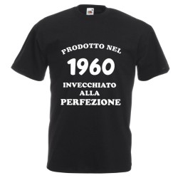 t-shirt m/c frase spiritosa . Prodotto nel 1960. TAGLIE ASSORTITE S-M-L-XL-XXL