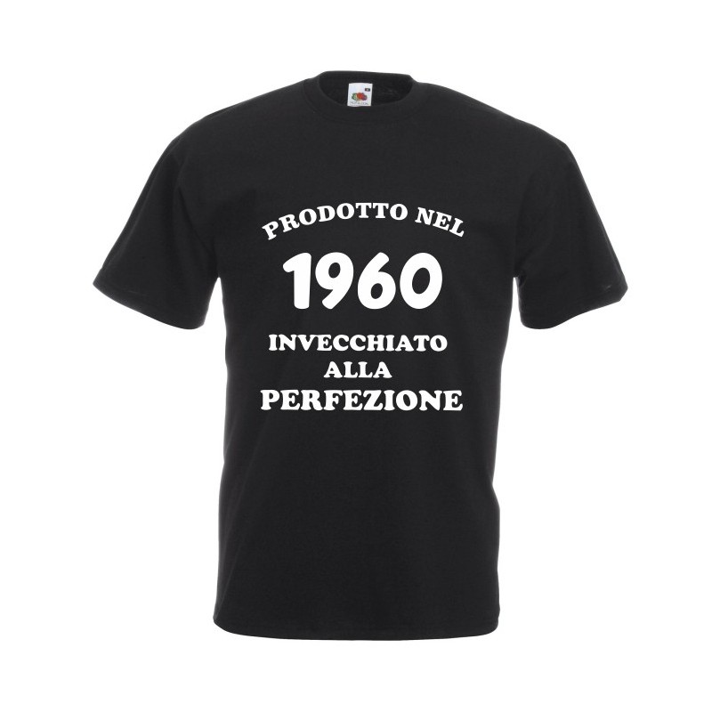 t-shirt m/c frase spiritosa . Prodotto nel 1960. TAGLIE ASSORTITE S-M-L-XL-XXL