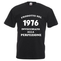 t-shirt m/c frase spiritosa . Prodotto nel 1976. TAGLIE ASSORTITE S-M-L-XL-XXL