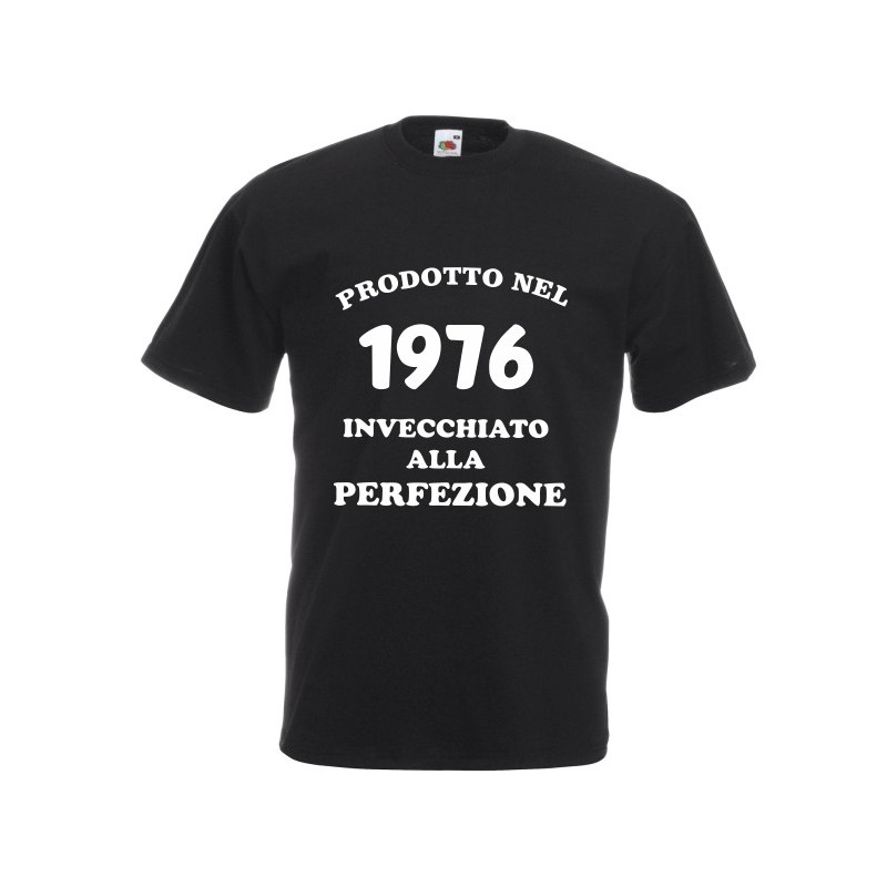 t-shirt m/c frase spiritosa . Prodotto nel 1976. TAGLIE ASSORTITE S-M-L-XL-XXL