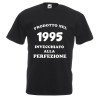 t-shirt m/c frase spiritosa . Prodotto nel 1995. TAGLIE ASSORTITE S-M-L-XL-XXL