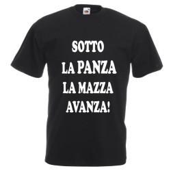 t-shirt m/c frase spiritosa...