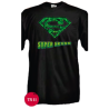 t-shirt m/c frase spiritosa . super skunk. TAGLIE ASSORTITE S-M-L-XL-XXL