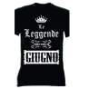 t-shirt m/c frase spiritosa .Le leggende sono nate a giugno. TAGLIE ASSORTITE S-M-L-XL-XXL