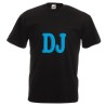 t-shirt manica corta con scritta dj