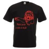 t-shirt manica lunga con scritta mettici grinta